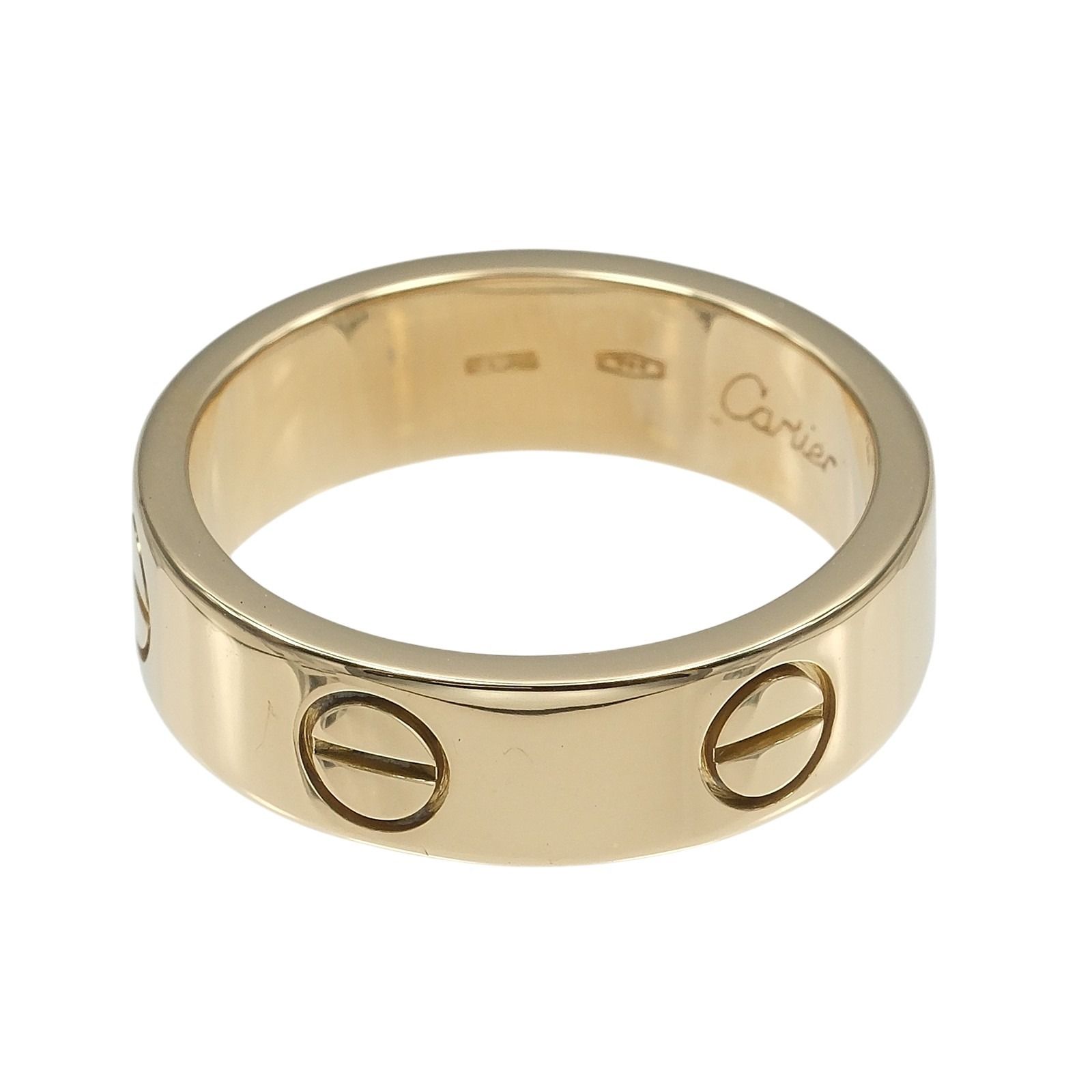 【CARTIER】カルティエ ラブ K18イエローゴールド 10号 レディース 6.78g リング・指輪