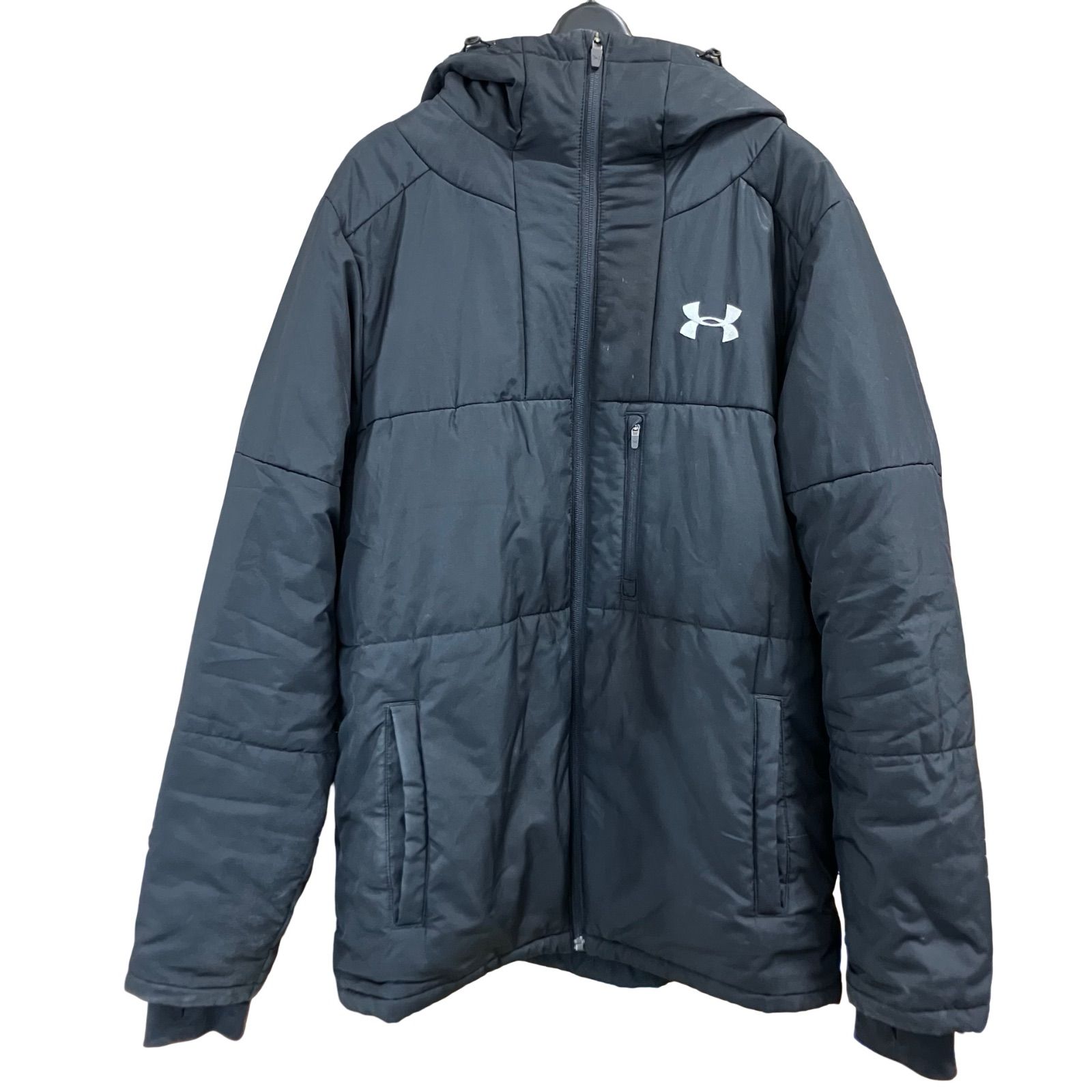 アンダーアーマー UNDER ARMOUR ダウンジャケット ブラック LGサイズ 