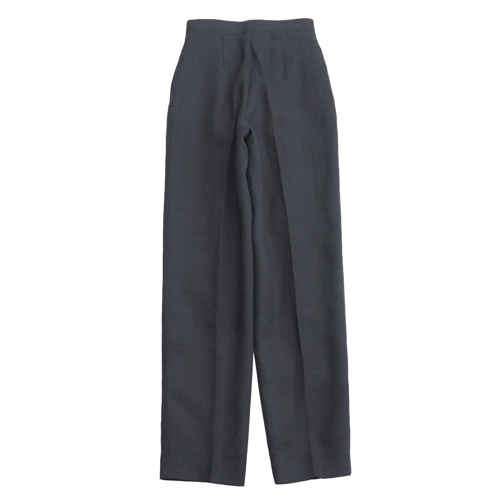 Christian Dior クリスチャンディオール ヴィンテージ パンツ サイズＭ 総リネン テーパードパンツ スラックス ブランド古着【中古】20260608/RA9703