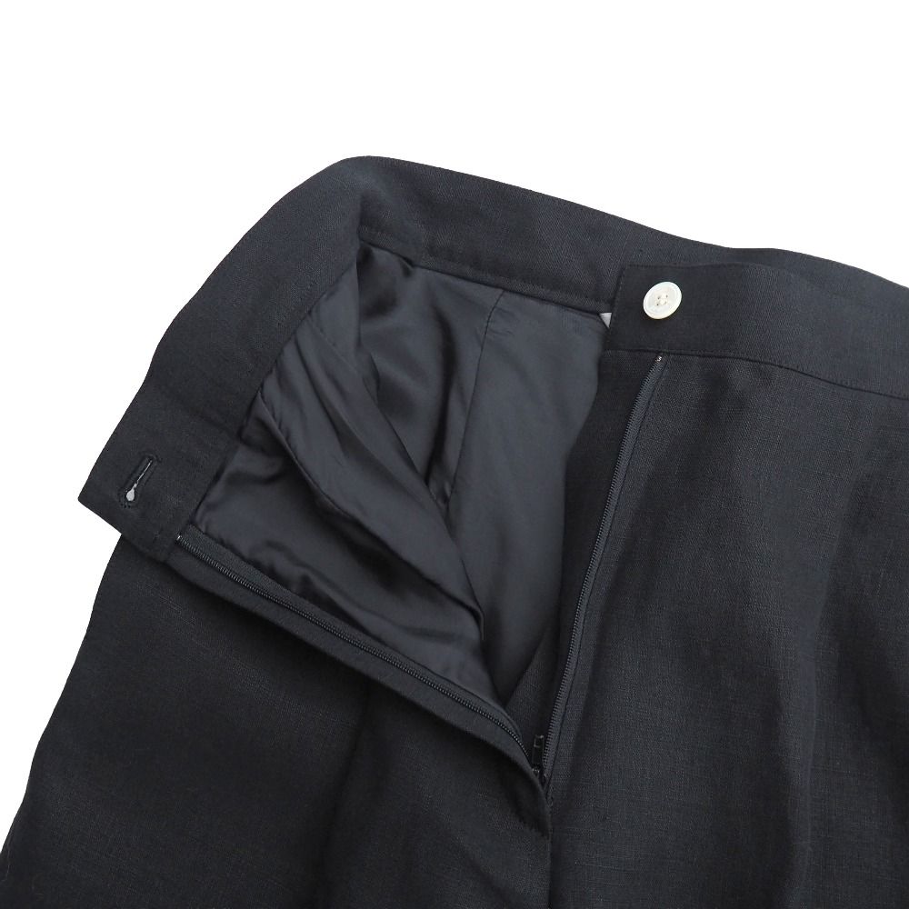 Christian Dior クリスチャンディオール ヴィンテージ パンツ サイズＭ 総リネン テーパードパンツ スラックス ブランド古着【中古】20260608/RA9703