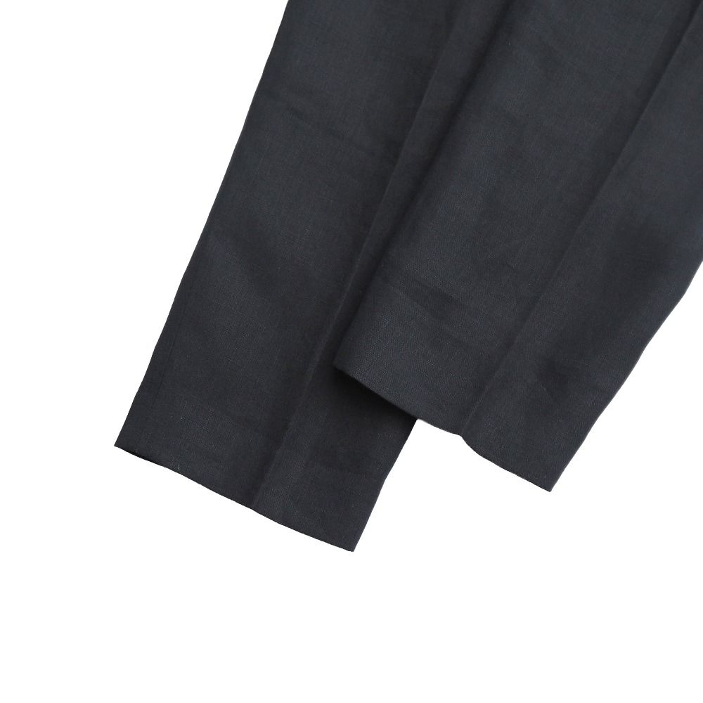 Christian Dior クリスチャンディオール ヴィンテージ パンツ サイズＭ 総リネン テーパードパンツ スラックス ブランド古着【中古】20260608/RA9703