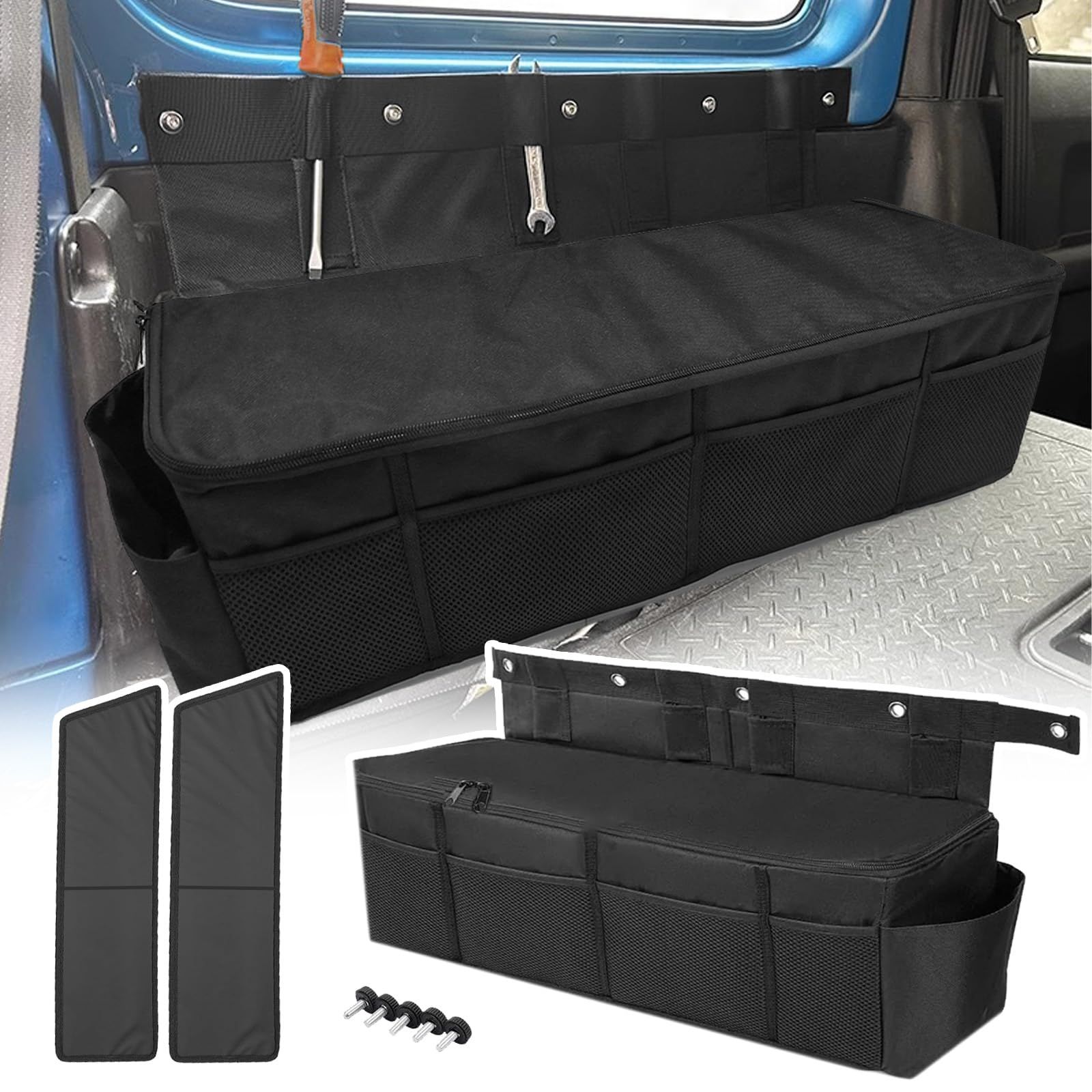 Temiry 新型ジムニー用 JB64W JB74W 専用 収納ボックス ジムニー マルチ収納ボックス 後部座席肘掛け 汚れに強い マルチ収納ボックス耐久性 取付簡単 ジムニー用 左右側用 内装パーツ ジムニーアクセサリー (左側用 )ts b2155c79