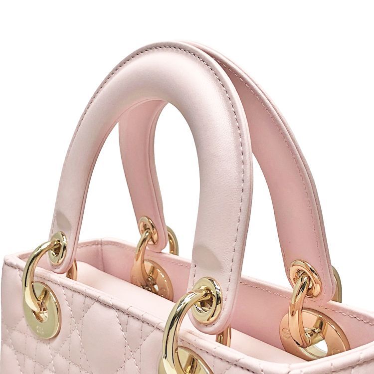 1円 Christian Dior ディオール レディディオール レザー ゴールド金具