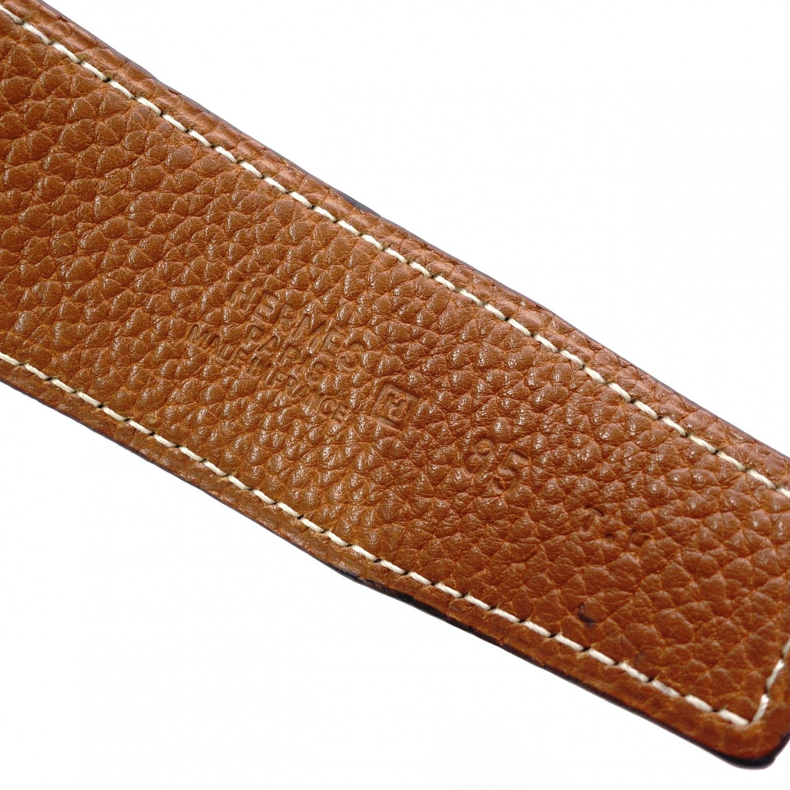 HERMES エルメス コンスタンス ベルト レザー ブラック ブラウン サイズ85 シルバー金具 HERMES エルメス コンスタンス ベルト レザー ブラック ブラウン サイズ85 シルバー金具