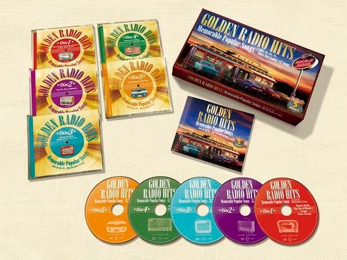 新品 ゴールデン・ラジオ・ヒッツ 〜想い出の洋楽ポップス CD5枚組 全147曲 / 歌詞&解説付きブックレット / (5CD) DYCS-1232-US