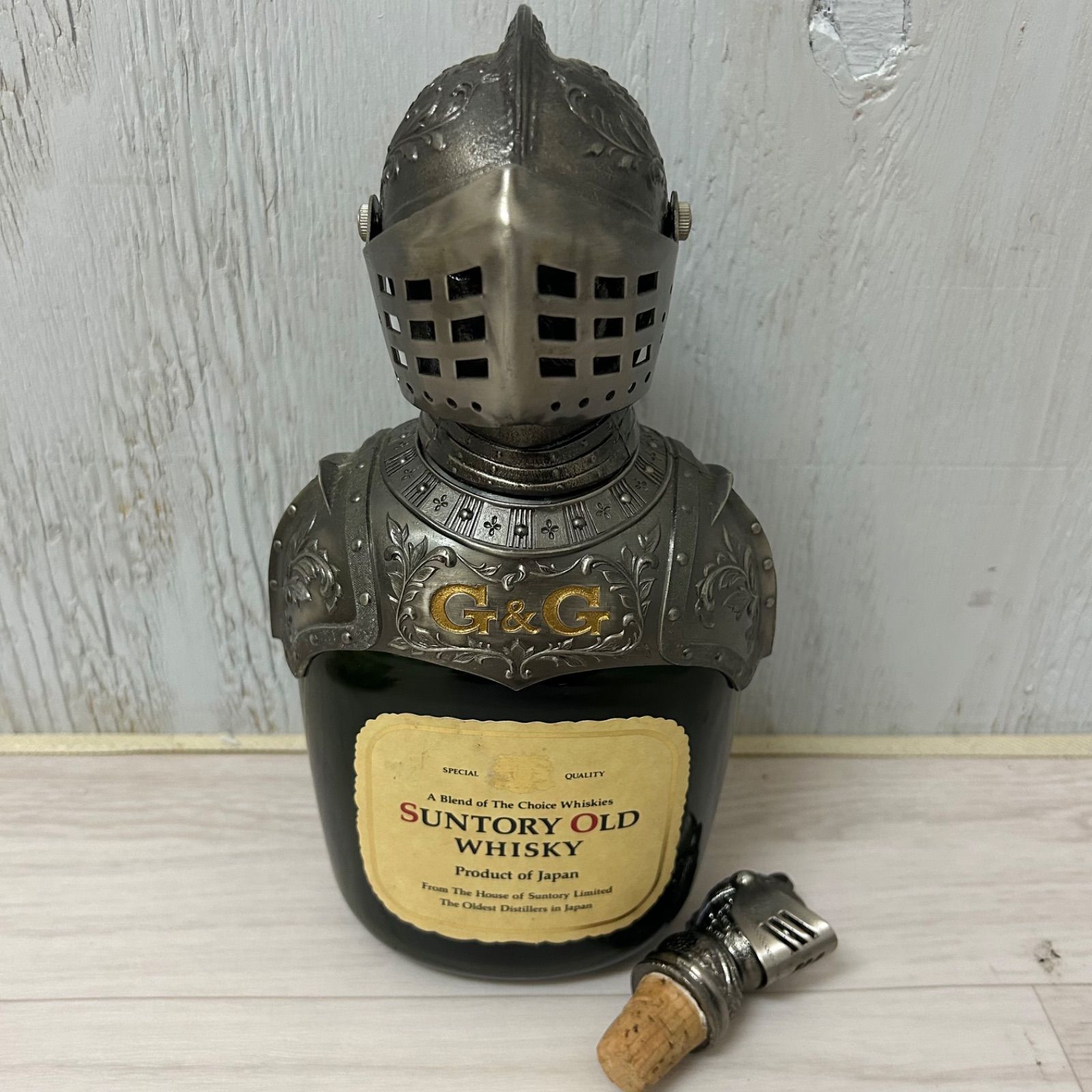 suntory old whiskey ウィスキー ボトル 兜 鎧 G&G suntory old