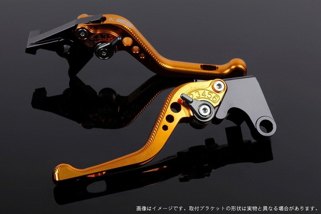 新品 SSK スピードラ アジャストレバーセット 3Dショート レバー本体カラー:ゴールド アジャスターカラー:チタン SUZUKI GSX-S125/GSX-R125 2017-2019