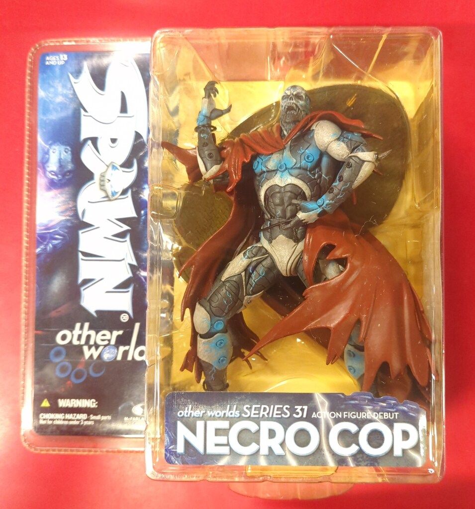 McFARLANE TOYS SERIES 31 / OTHER WORLDS NECRO COP (黒口 / 黒目) 6インチ
