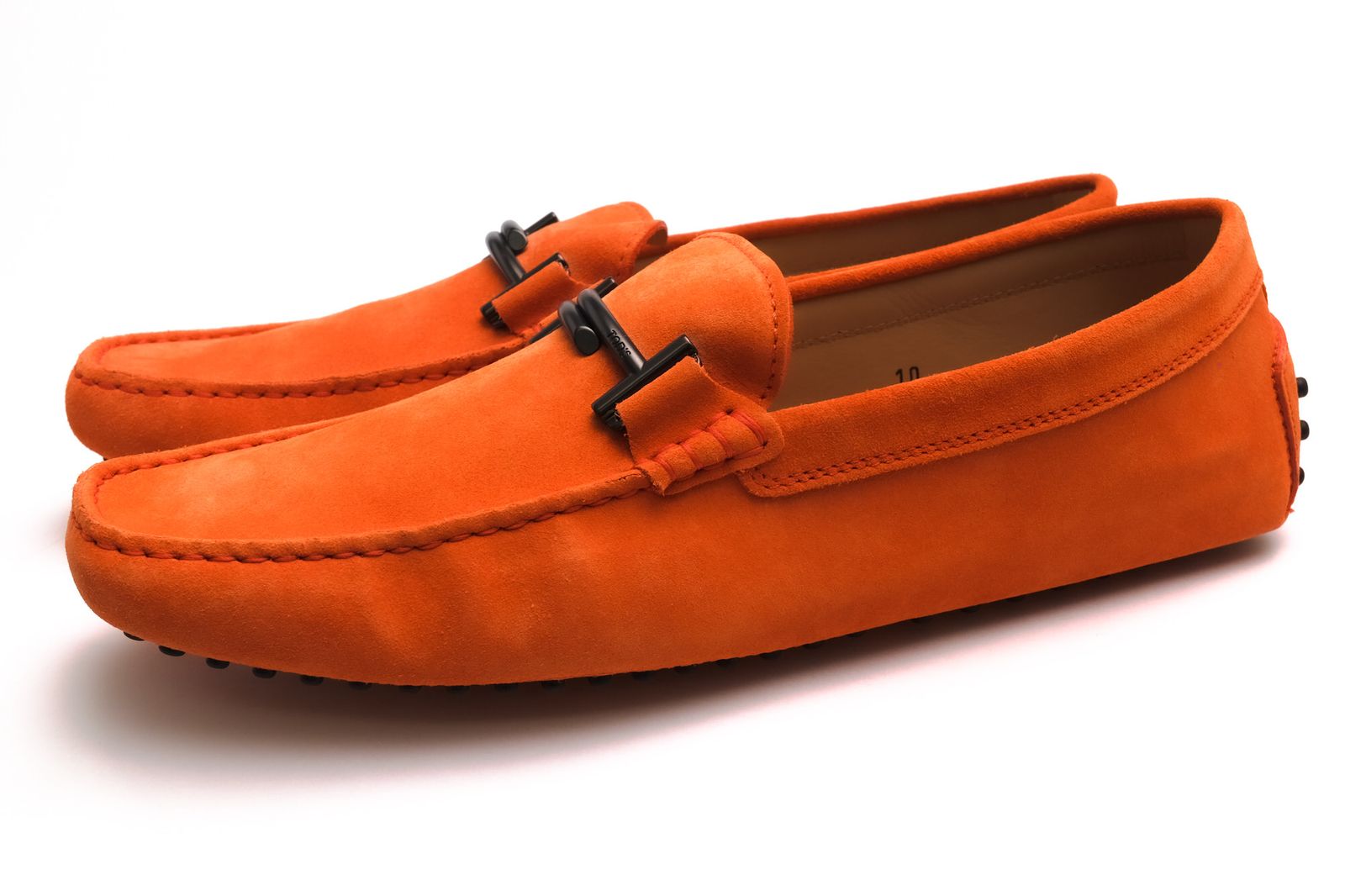 トッズ／TOD'S シューズ ドライビングシューズ 靴 メンズ 男性 男性用 スエード スウェード レザー 革 本革 オレンジ GOMMINO DOPPIA T NEW GOMMINI スリッポン