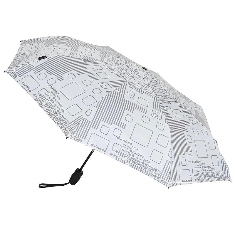 【新品】 Knirps T.220RS Knirps Cube Gray キューブグレー 折りたたみ傘 【正規輸入品】 5年 自動開閉 晴雨兼用 セーフティーシステム KNTL220-87722S
