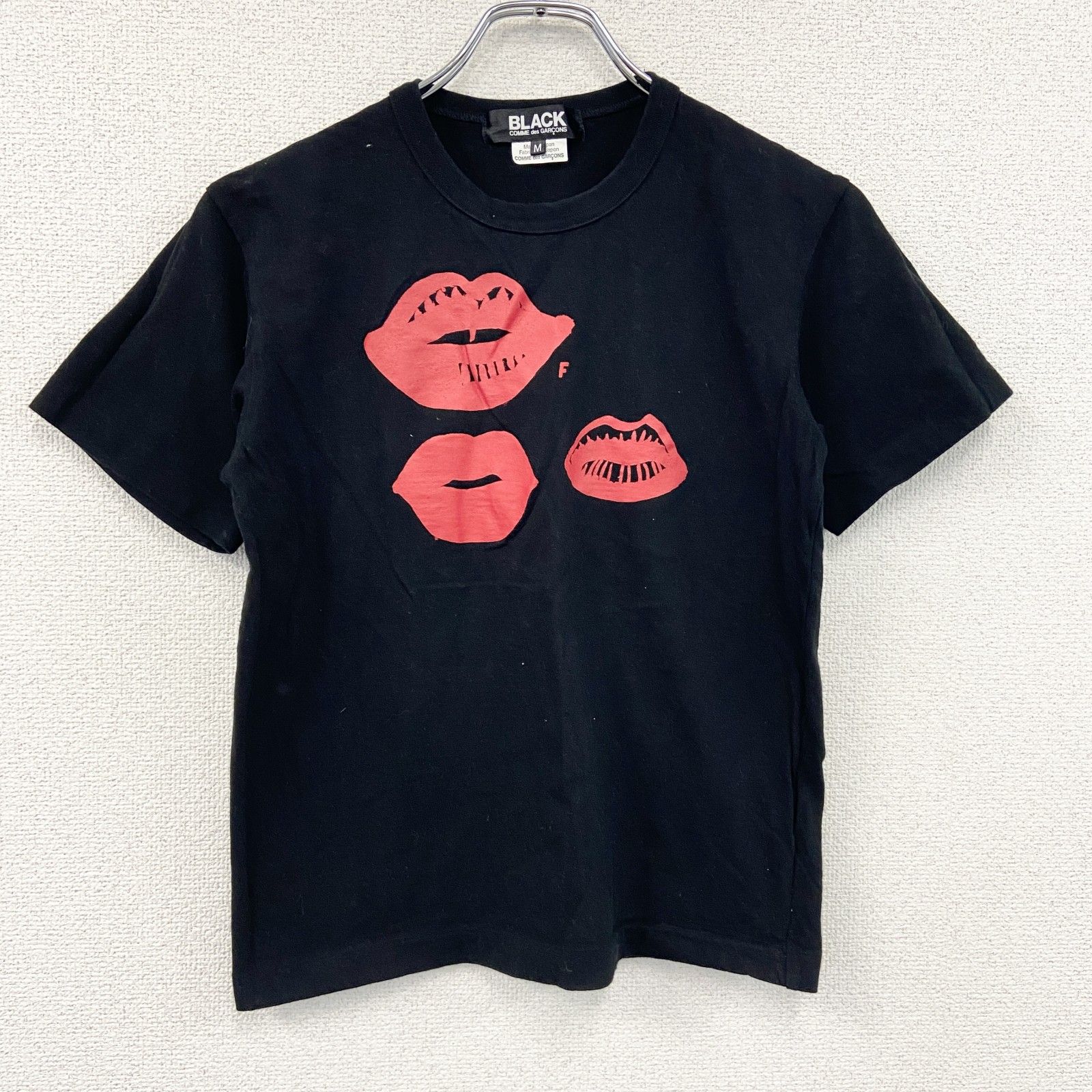 BLACK COMME des GARCONS ブラックコムデギャルソン 半袖プリントT 