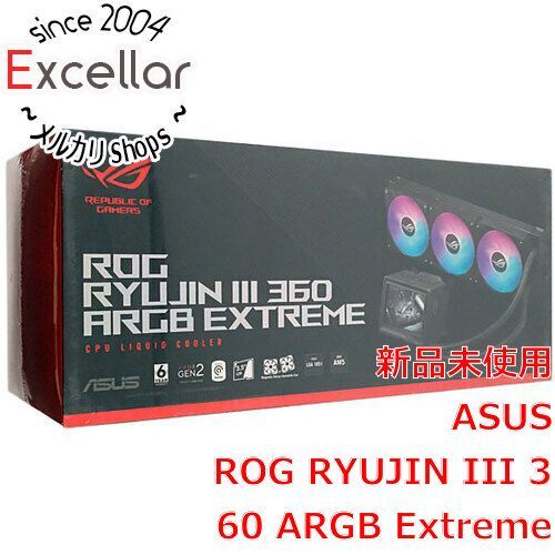 [bn:8] ASUS　オールインワン水冷CPUクーラー ROG RYUJIN III 360 ARGB Extreme　ブラック