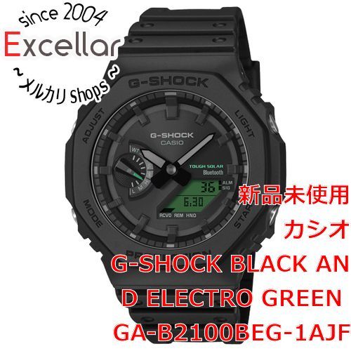 [bn:5] CASIO　腕時計 G-SHOCK BLACK AND ELECTRO GREEN　GA-B2100BEG-1AJF