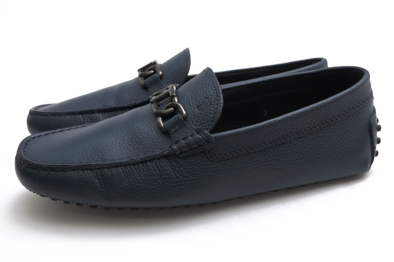 トッズ／TOD'S シューズ ドライビングシューズ 靴 メンズ 男性 男性用 レザー 革 本革 ブルー 青 XXM0GW0Z030L1AU807 GOMMINO ゴンミーニ ペブルソール スリッポン 定番