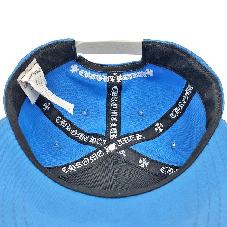 CHROME HEARTS ベースボールキャップ ブルー Chrome Hearts クロムハーツ CH刺繡ロゴ トラッカーキャップ ベース