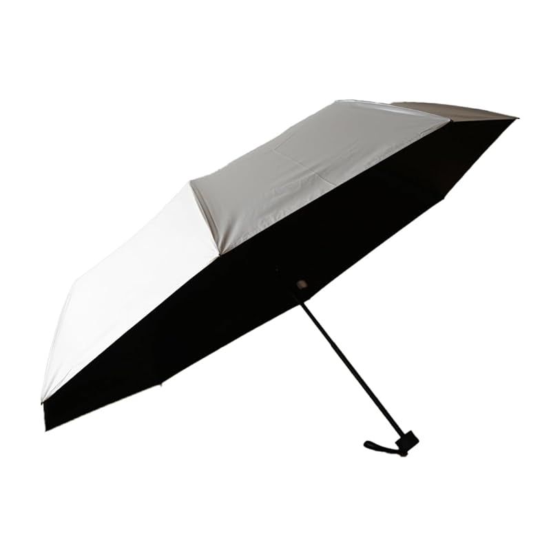 【新品】 小宮商店 70cm 特大 完全遮光 超軽量カーボン 折りたたみ傘 大きい 直径123cm 晴雨兼用傘 軽い 330g 丈夫 コンパクト 携帯 開きやすい 雨傘 メンズ 折り畳み傘 大きめ 超軽量カーボンラクラク開閉兼用70 (グレージュ)