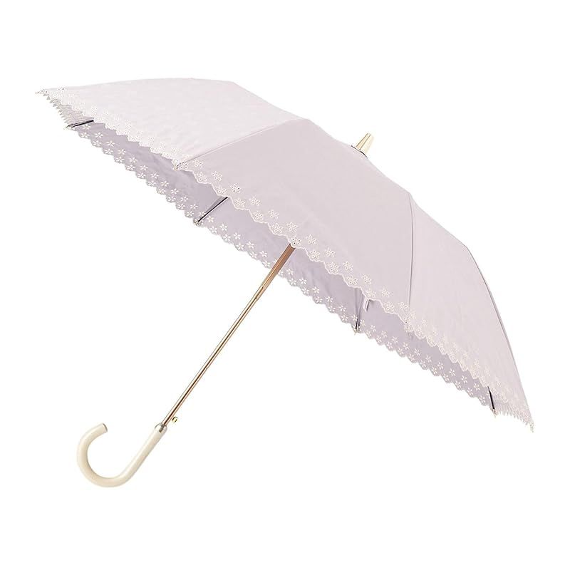 【新品】 ムーンバット 【ダックス】 日傘 折りたたみ傘 レディース 日本製 晴雨兼用 一級遮光 遮熱 UV ボーラー刺繍 22-125-12212-51 ピンク