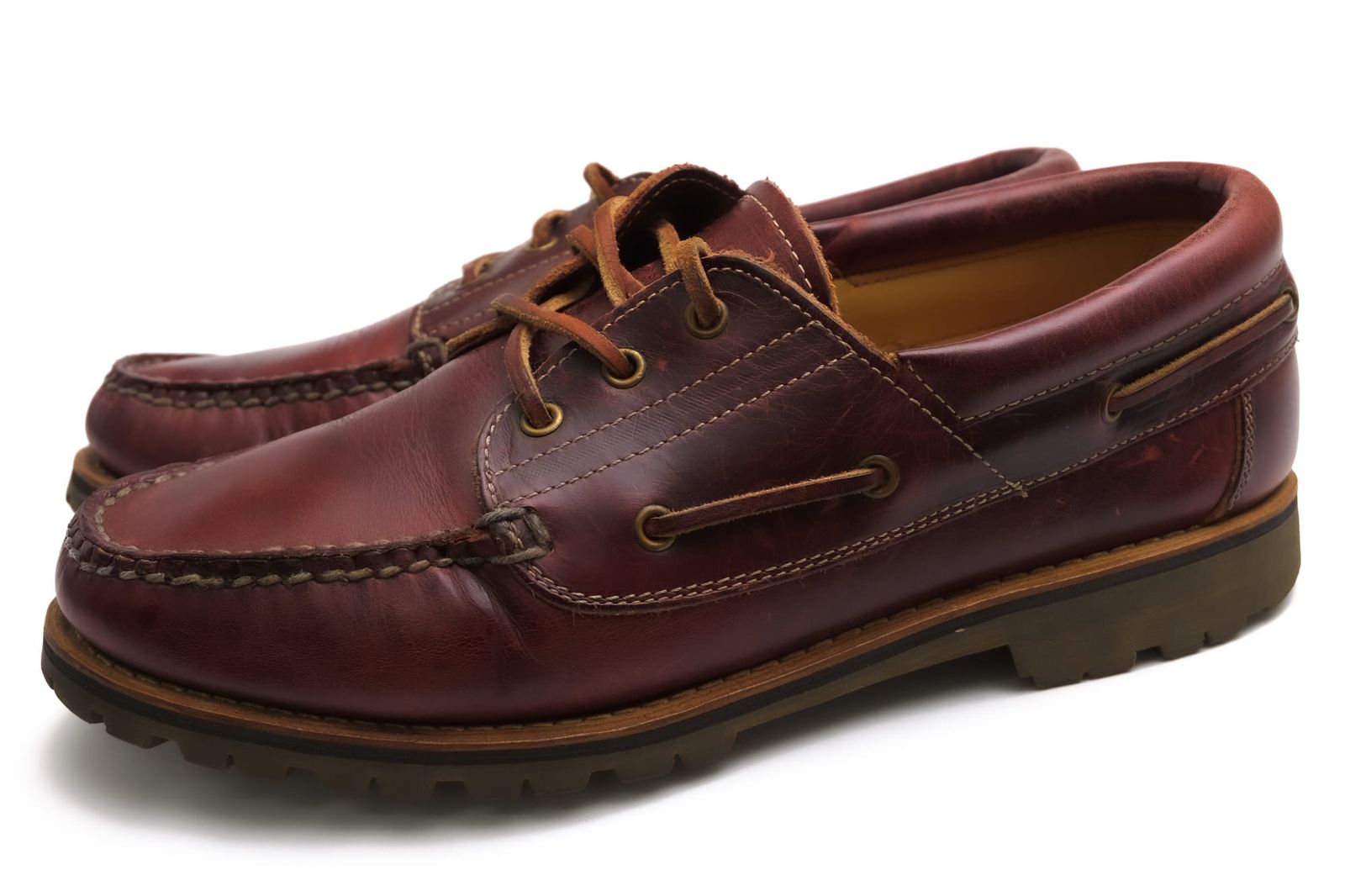 ダナー／Danner シューズ デッキシューズ 靴 メンズ 男性 男性用 レザー 革 本革 レッド ブラウン 赤 茶 D-6900 WALKING SHOES ロックステッチ製法 Vibramソール モカシン マッケイ製法