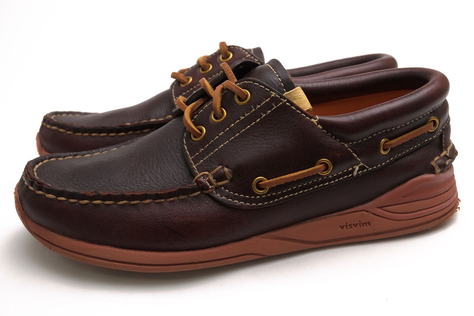 ビズビム／VISVIM シューズ デッキシューズ 靴 メンズ 男性 男性用 レザー 革 本革 ダークブラウン 茶 ブラウン 0114202002001 AMERICANA DECK-FOLK モカシン