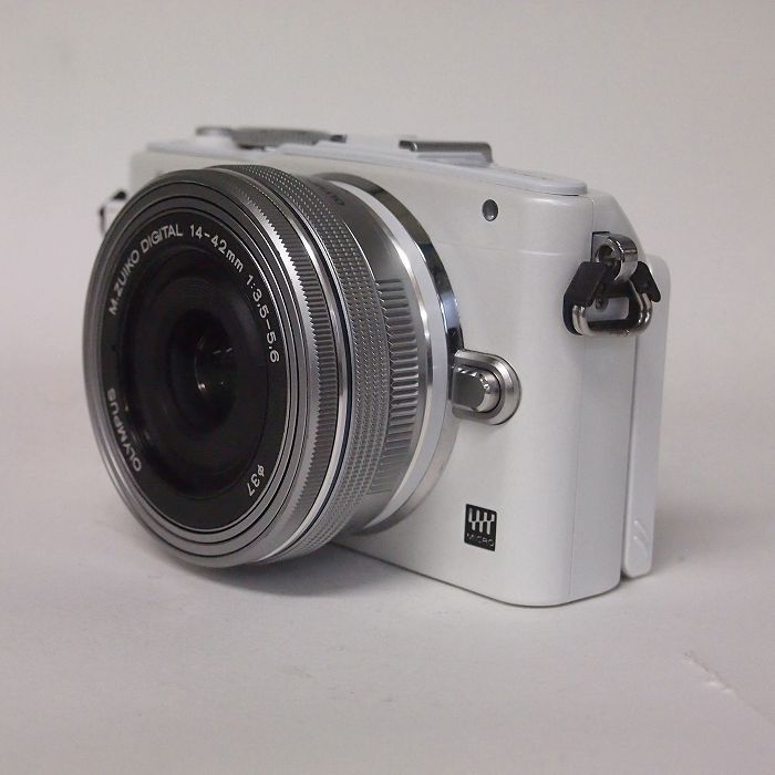 【中古】(オリンパス) OLYMPUS E-PL6+14-42/3.5-5.6 EZ ホワイト