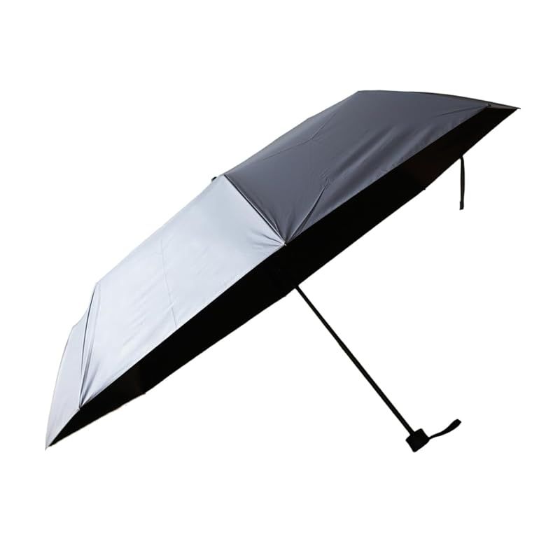 【新品】 小宮商店 70cm 特大 完全遮光 超軽量カーボン 折りたたみ傘 大きい 直径123cm 晴雨兼用傘 軽い 330g 丈夫 コンパクト 携帯 開きやすい 雨傘 メンズ 折り畳み傘 大きめ 超軽量カーボンラクラク開閉兼用70 (グレー)
