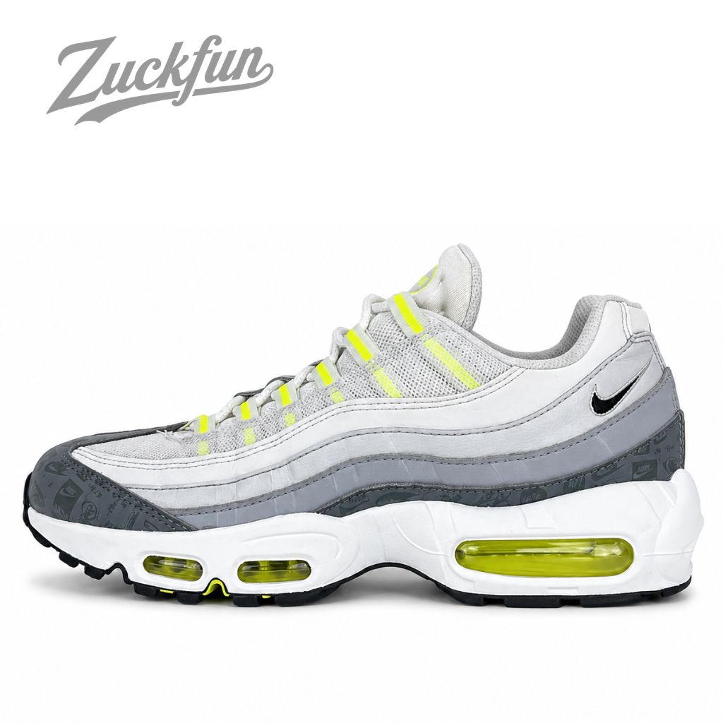 NIKE AIR MAX 95 ナイキ エア マックス 95 ホワイト 白 ブラック 黒 クールグレー ネオン イエロー 26cm メンズ スニーカー U11659