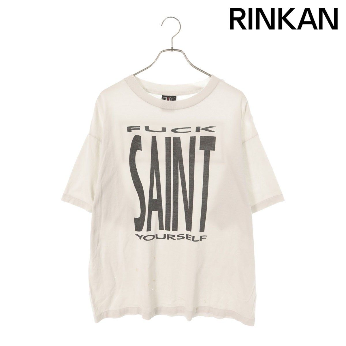 セントマイケル 25SS SM-HR8-0000-020 ロゴプリントTシャツ メンズ L