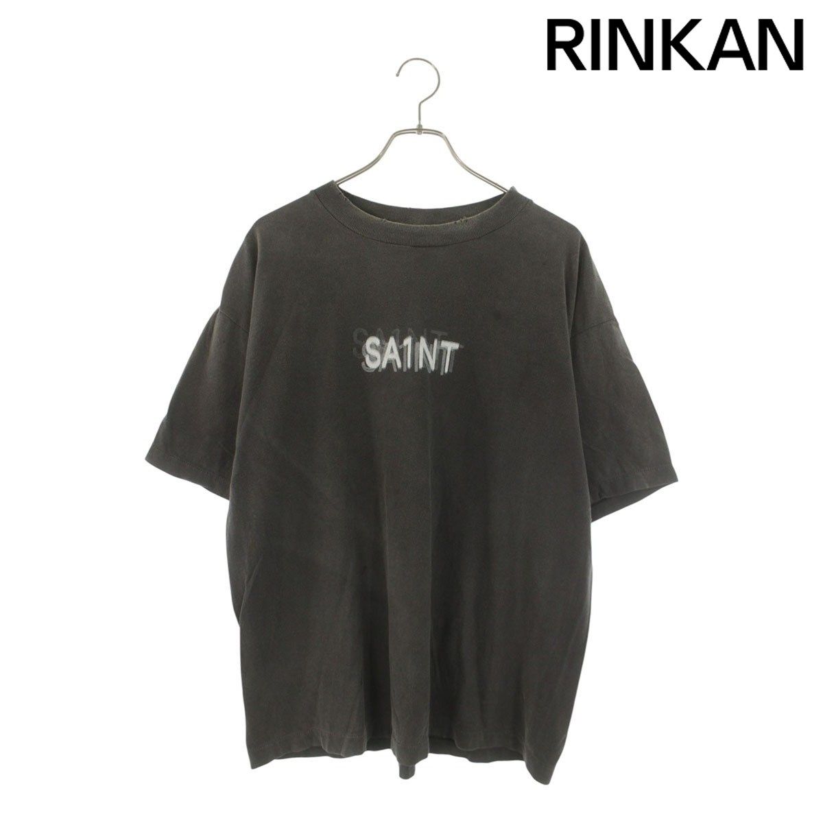 セントマイケル 24AW SM-YS1-0000-003 SEVEN DEADLY ヴィンテージ加工Tシャツ メンズ L