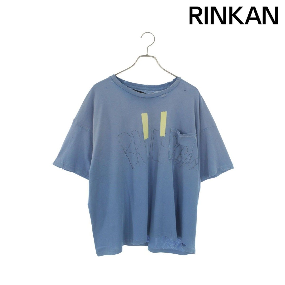 パリーハリウッド BRUCE POKET TEE ヴィンテージ加工ポケットTシャツ メンズ XL