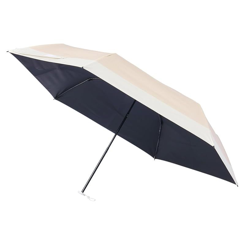 【新品】 [ムーンバット]3秒でたためる傘 urawaza 日傘 遮熱 遮光100 UVカット 晴雨兼用 手開き 形状記憶 畳みやすい 折りたたみ傘 ウラワザ バイカラー ツートン 親骨55cm 30245 キャメル