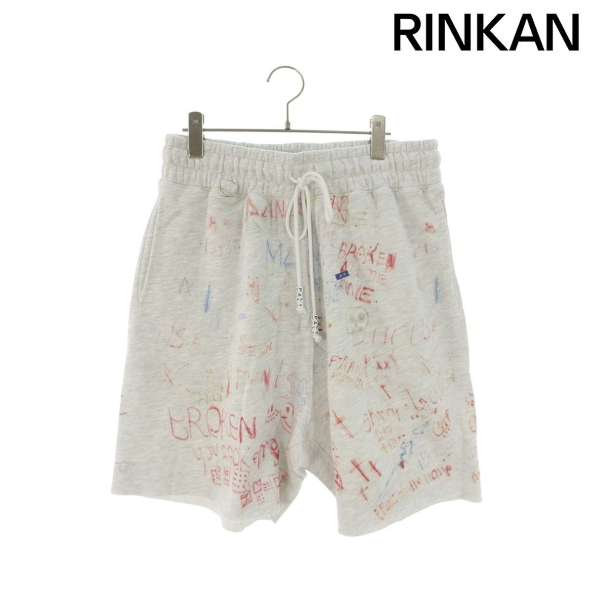 パリーハリウッド 26SS JOSHUA TREE SWEAT SHORT グラフィックプリントスウェットハーフパンツ メンズ L