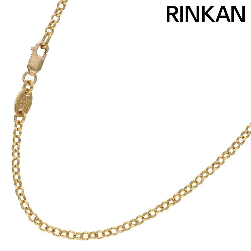 クロムハーツ 22K NECKCHAIN R20/ロールチェーン20inch ゴールドネックレス メンズ 20inch