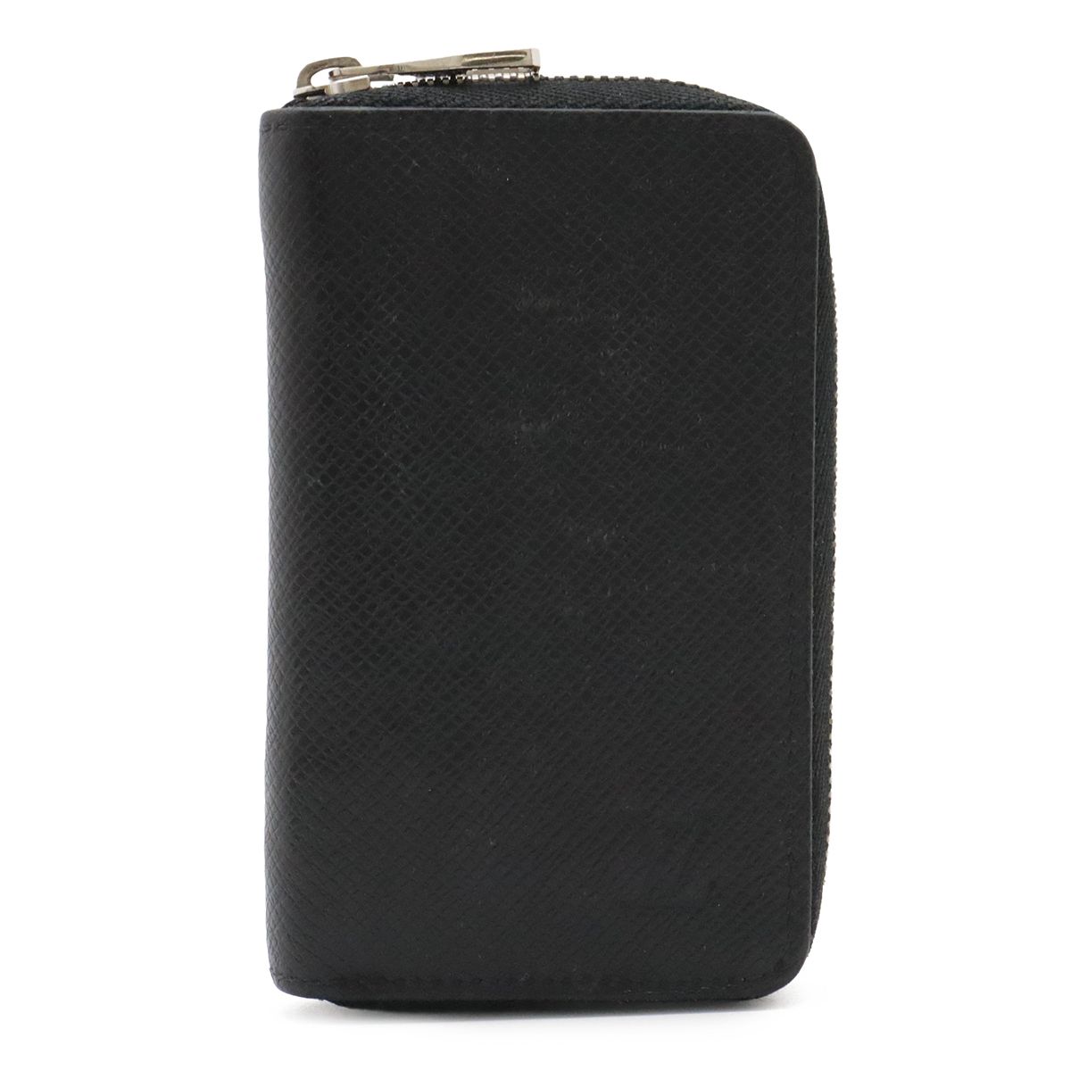 LOUIS VUITTON ルイ ヴィトン タイガ ジッピーコインパース コインケース 小銭入れ カーフ レザー ノワール ブラック シルバー金具 M30511