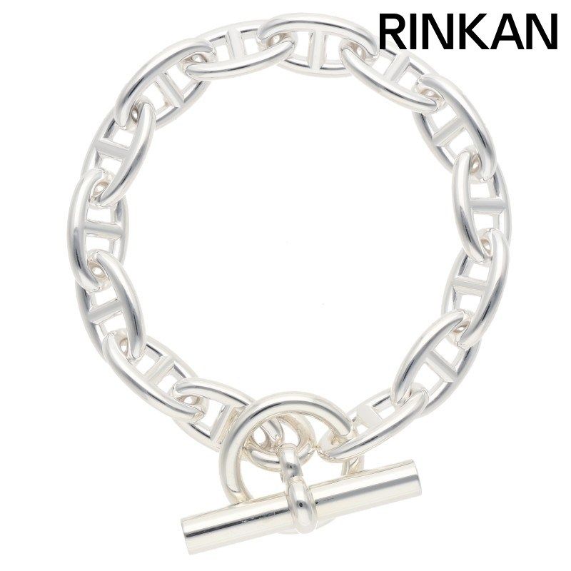 エルメス Chaine d'Ancre GM シェーヌダンクルGMシルバーブレスレット メンズ 14LINK