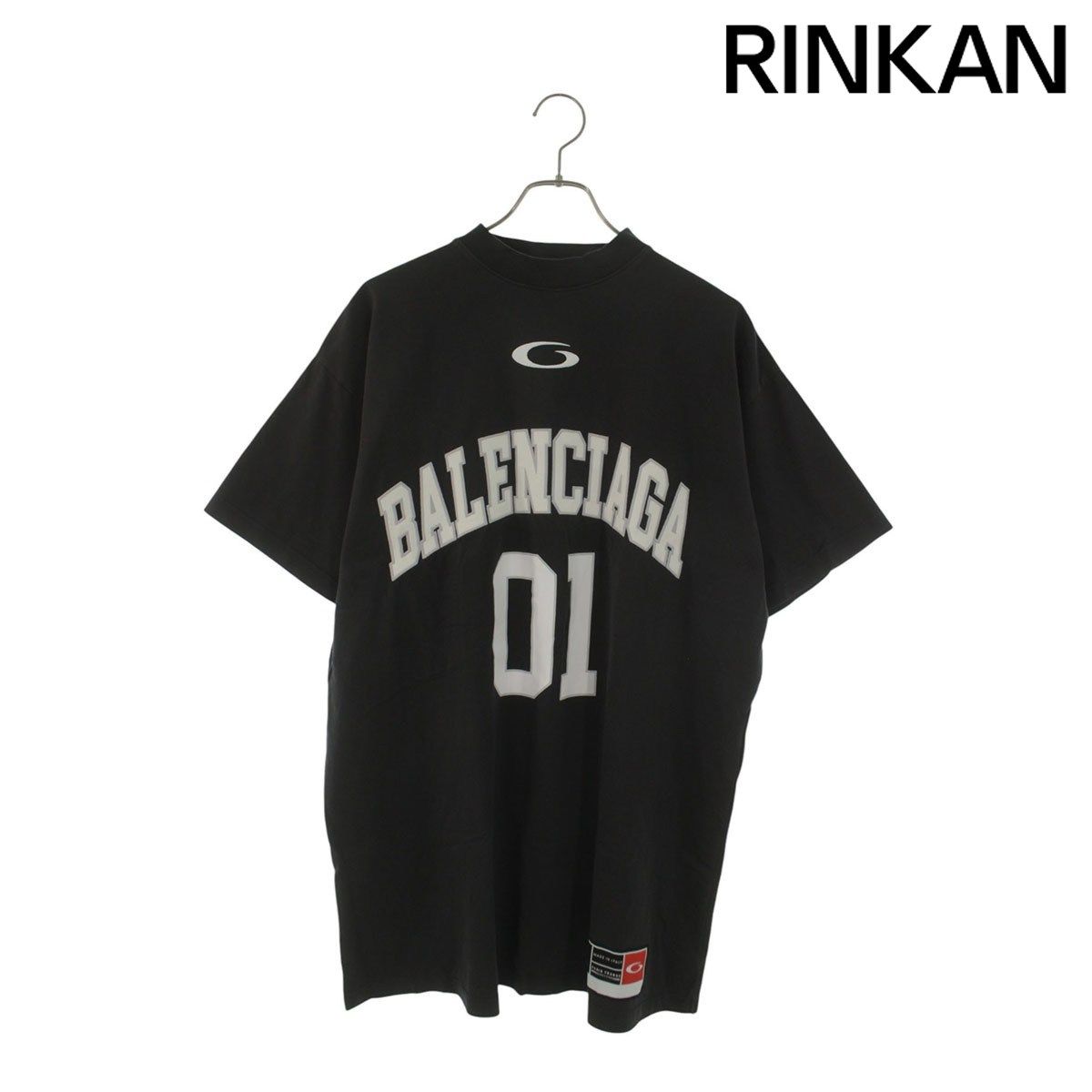 バレンシアガ 787349 TRVW9 BASKETBALL SERIES ロゴTシャツ メンズ 1