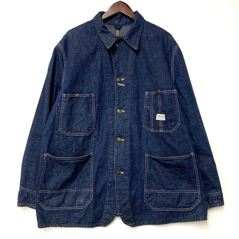 【中古品】 HERCULES ヘラクレス DENIM COVERALL デニム カバーオール ユニオンチケット ジャケット 【146-260608-as-02-izu】