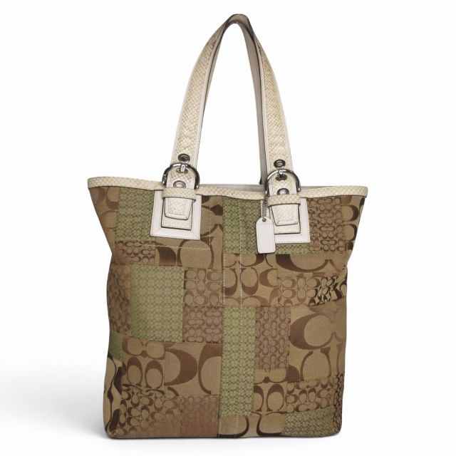 コーチ COACH シグネチャー パッチワーク トートバッグ キャンバス k418510