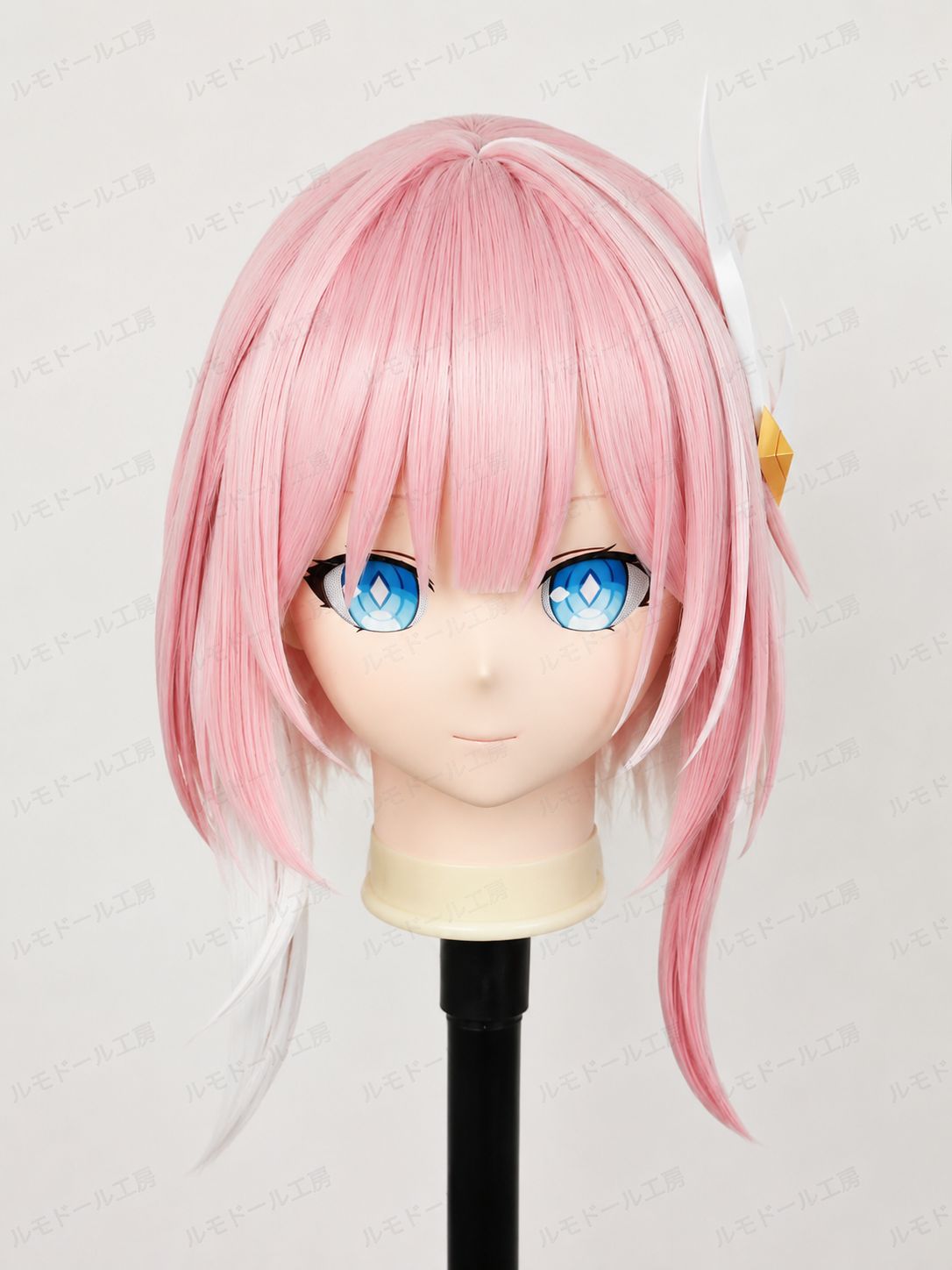 崩壊スターレイル キュレネ kigurumi 全頭マスク ピンク髪 ブルーアイ ウィッグ付き