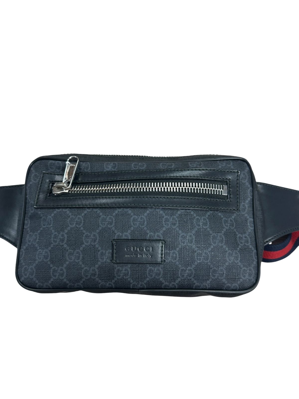 グッチ ハンドバッグ GG Supreme Belt Bag Black Sil