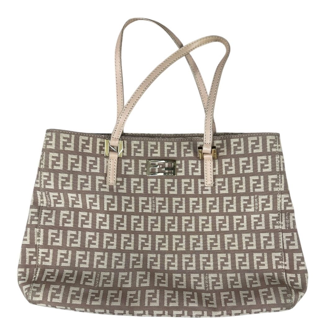 フェンディ ハンドバッグ Zucchino Canvas Tote Should