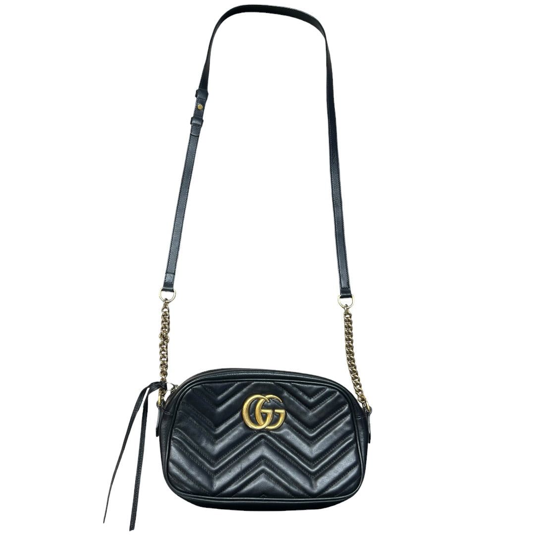 グッチ ハンドバッグ Matelassé Leather GG Marmont