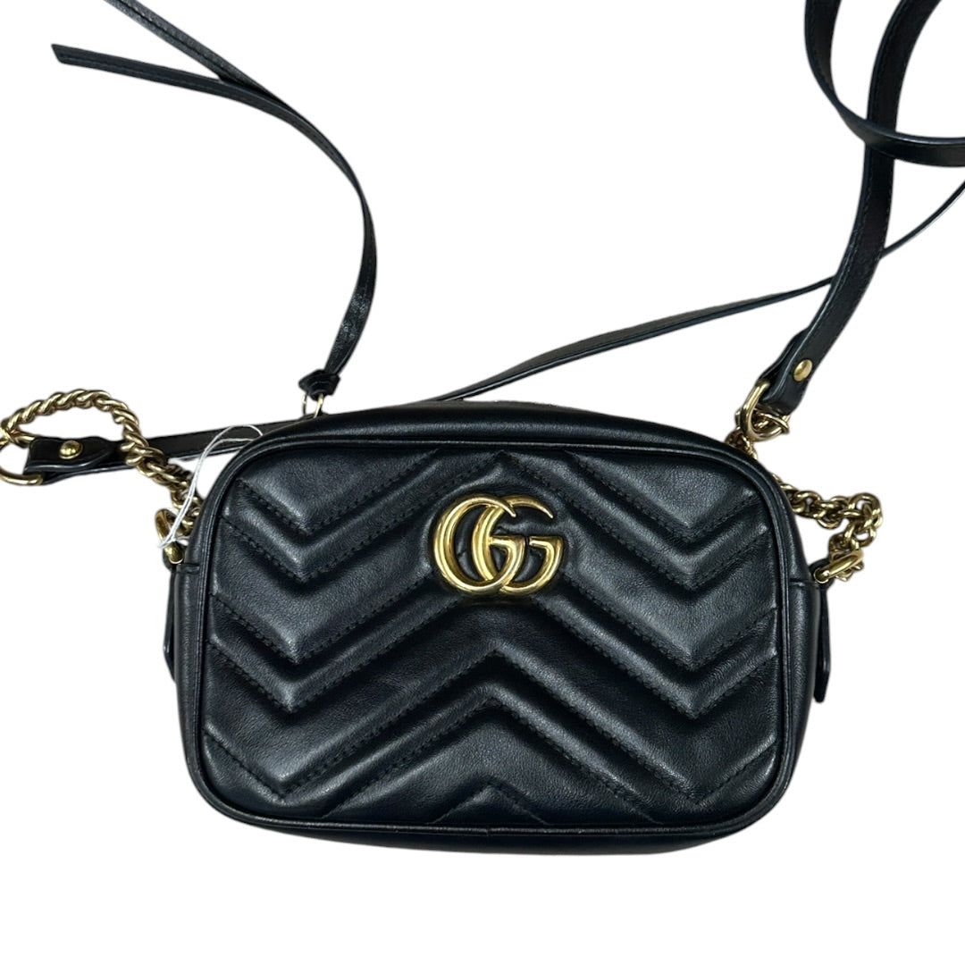 グッチ ハンドバッグ Matelassé Leather GG Marmont