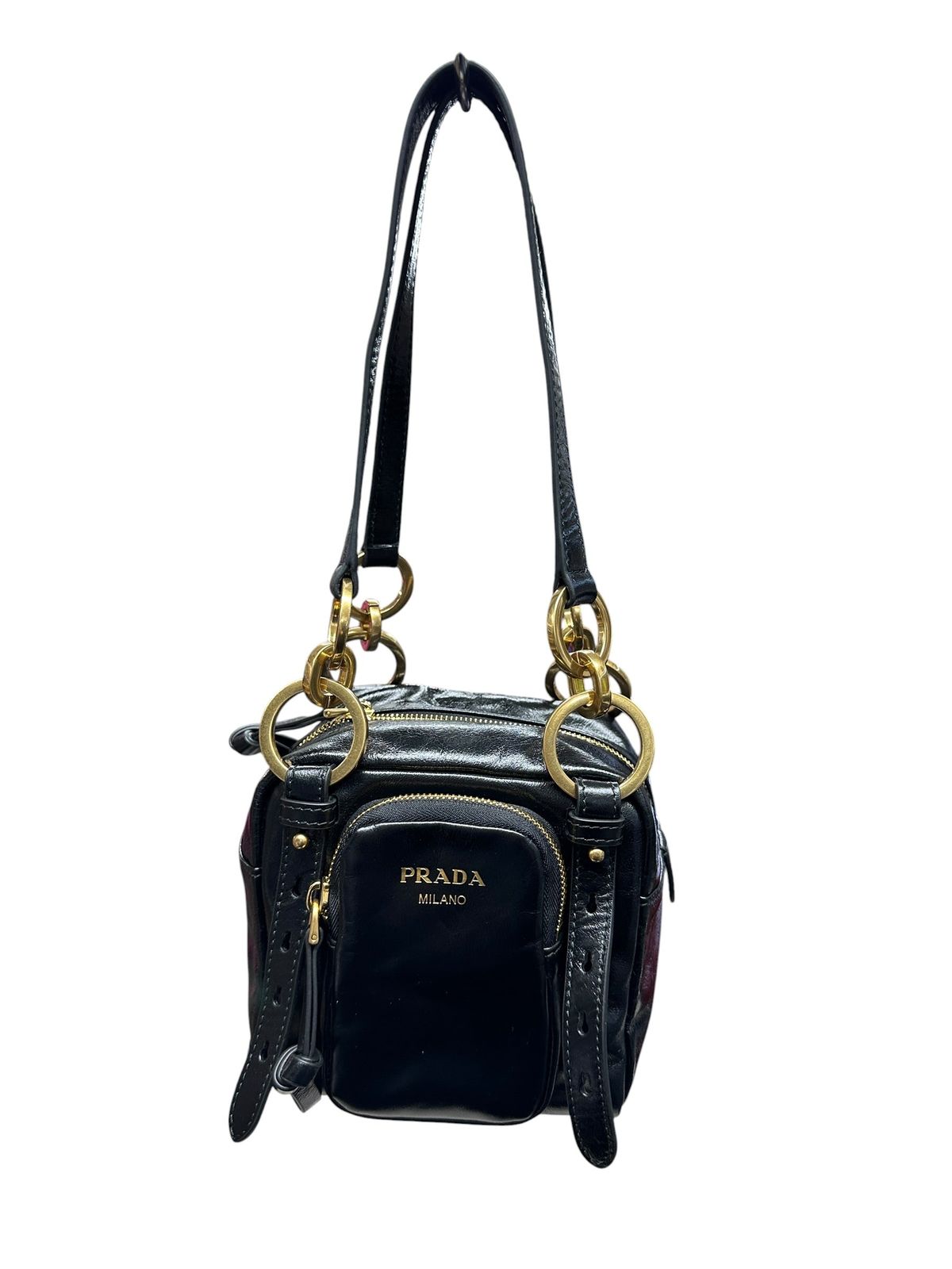 プラダ ハンドバッグ Glace Calfskin Multi Pocket S 121,550円
