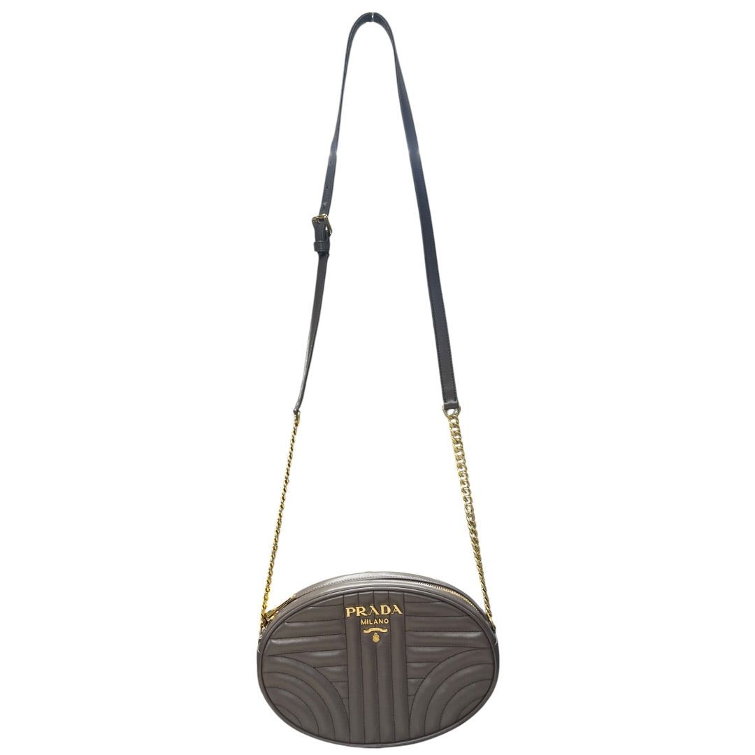 プラダ ショルダーバッグ Diagram Leather Chain Shoul