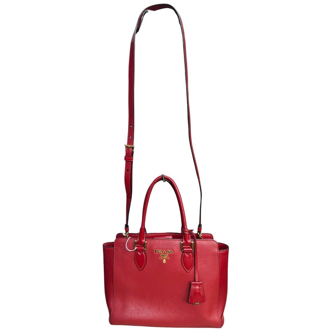 プラダ ハンドバッグ Saffiano Leather 2-Way Tote H