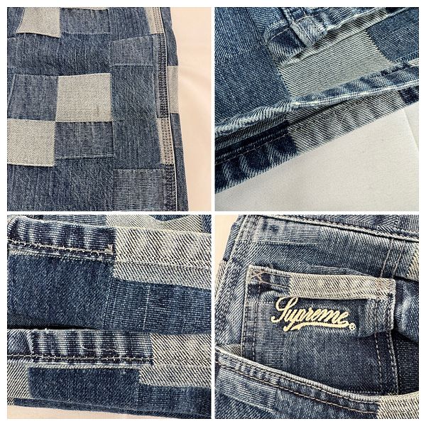 Supreme/シュプリーム【21SS】Patched Denim Painter Pants/パッチ