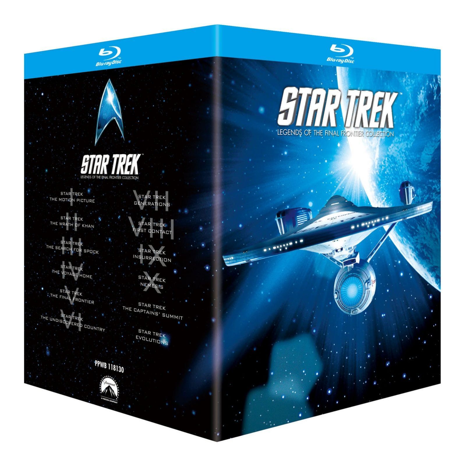 スター・トレックI-X 劇場版BOX [Blu-ray]