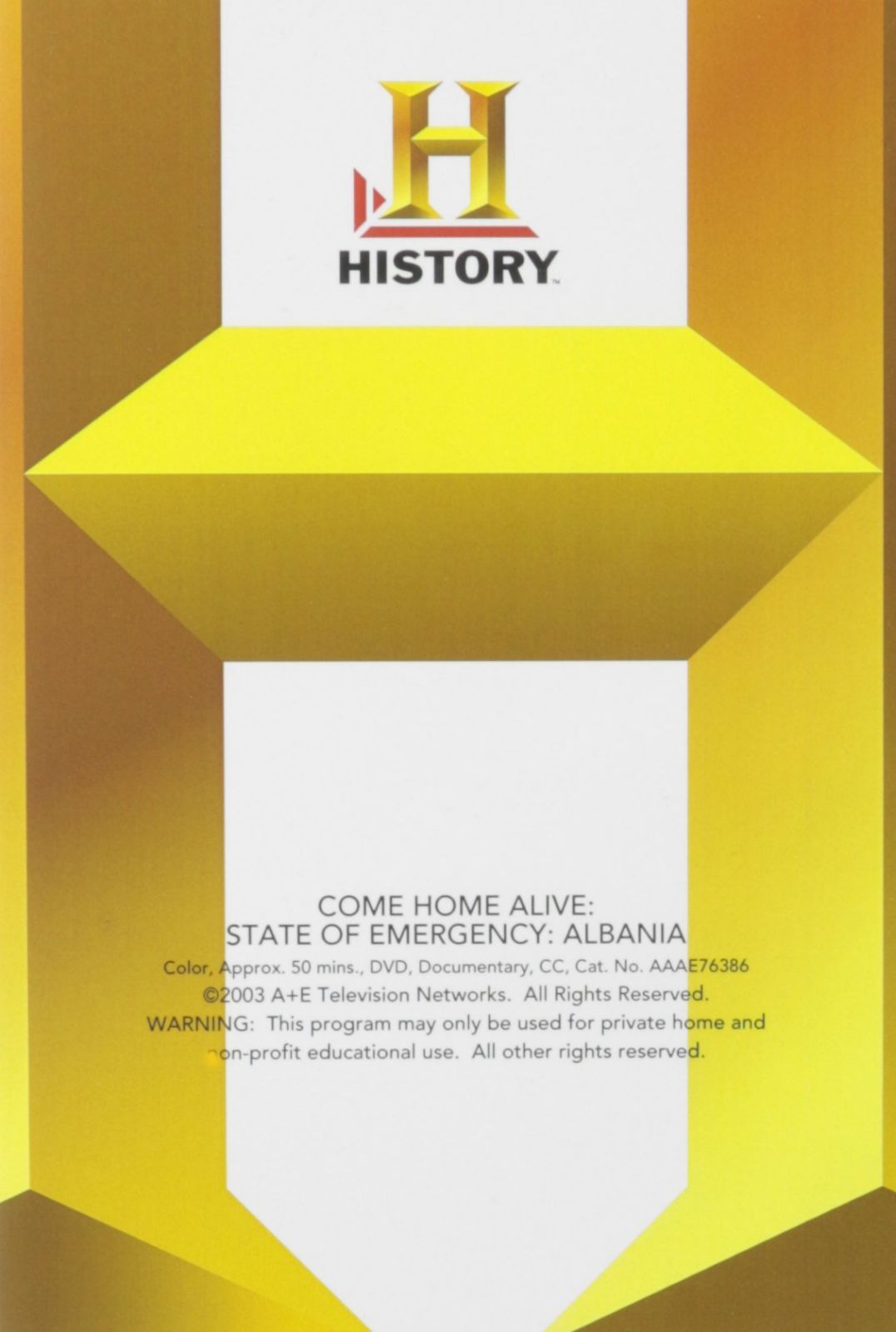 Come Home Alive - State of Emergency: Albania [DVD]