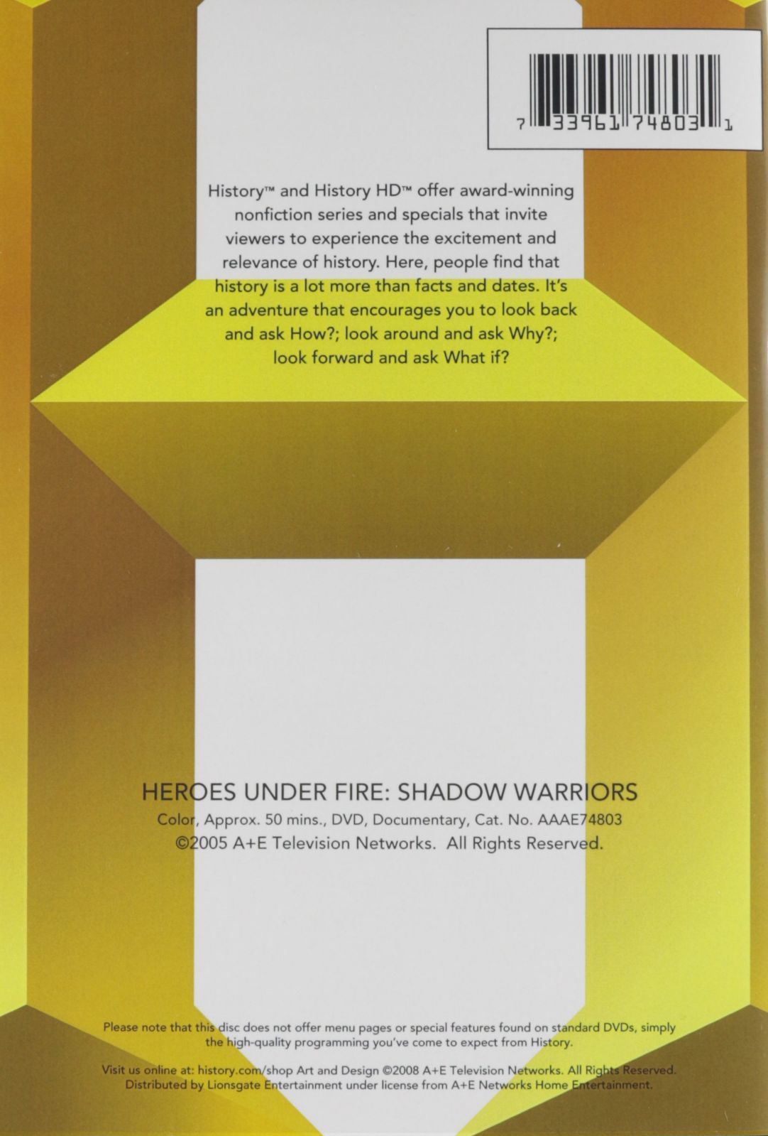 Heroes Under Fire: Shadow Warriors Ep 7 [DVD]