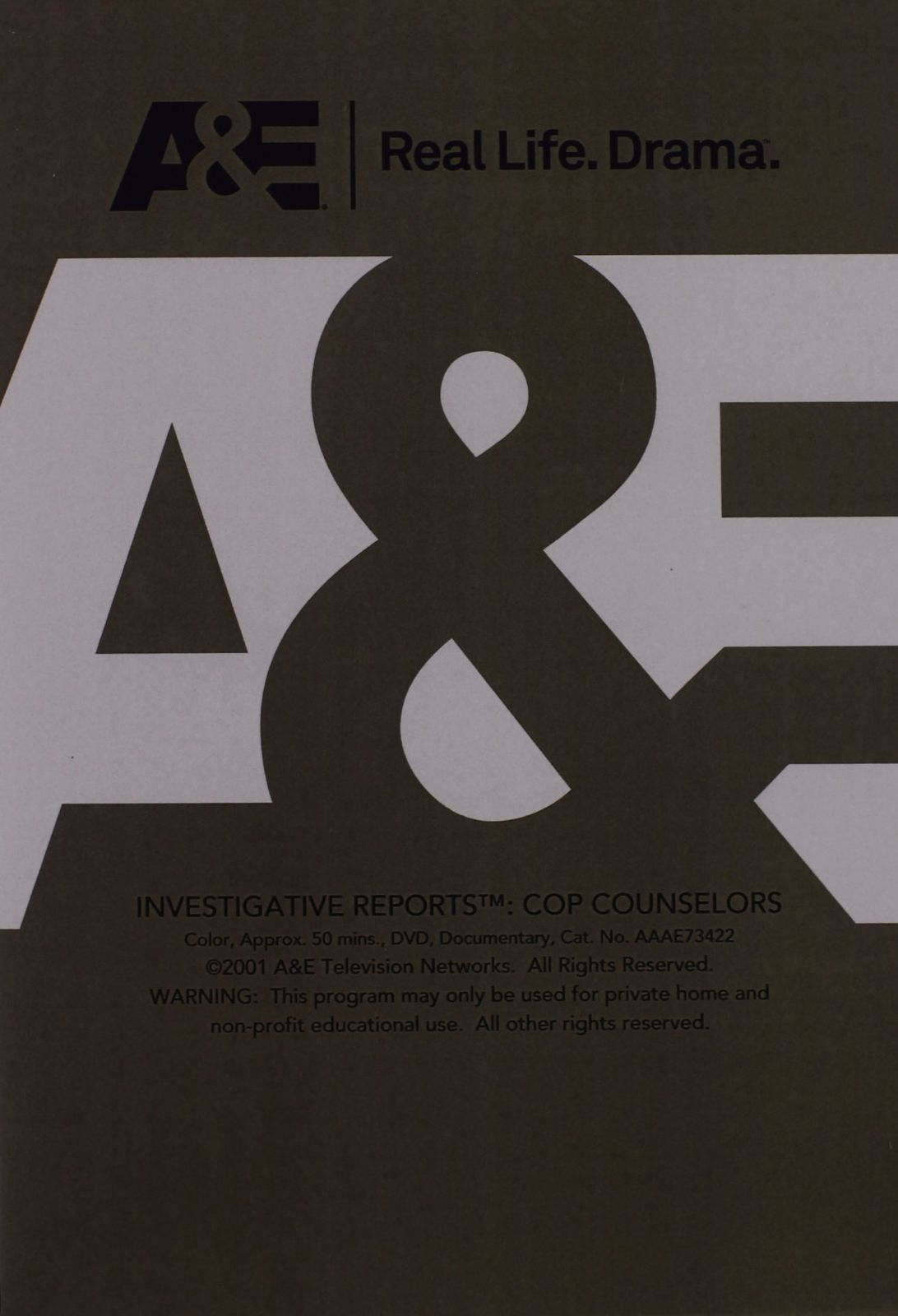 Investigative Reports: Cop Counselors [DVD]